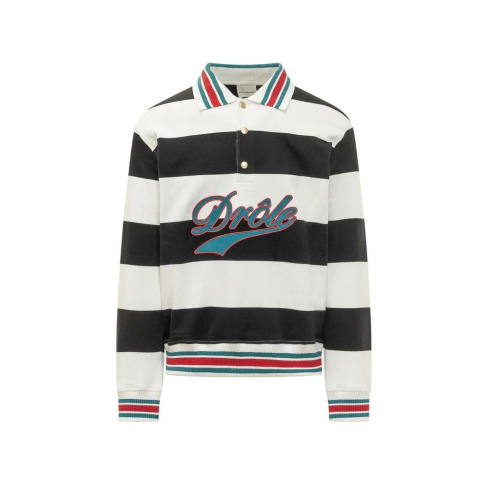 Drole De Monsieur White Polo Shirts Men